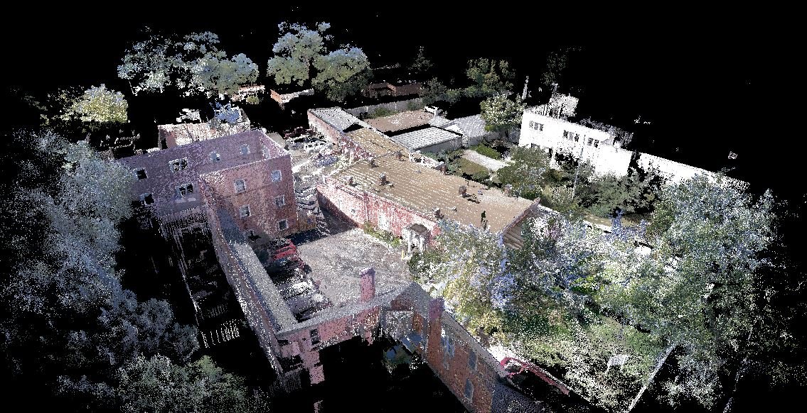 Neighbourhood Multi-Building Point Cloud