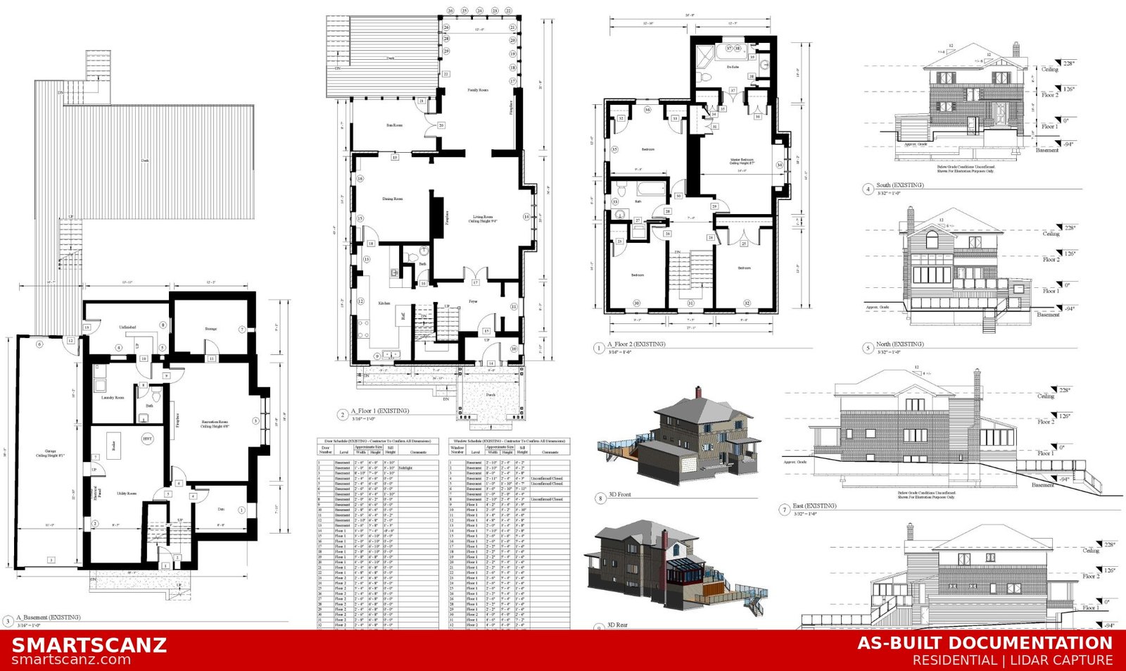 Residential As-Built Floor Plan