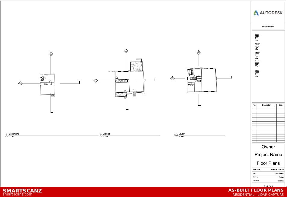 Residential As-Built Floor Plan