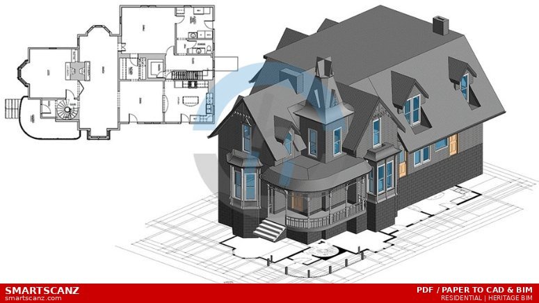 Heritage Residential PDF to BIM Revit