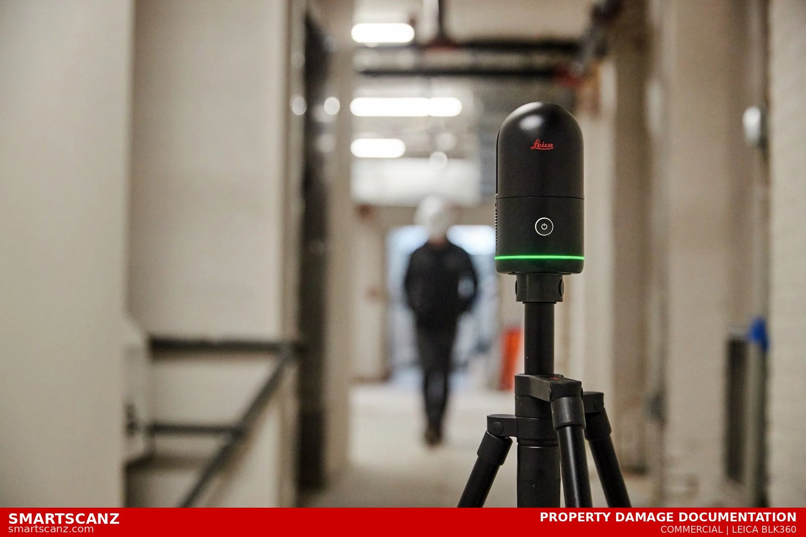Leica BLK360 SE Commercial Corridor Property Damage Scan